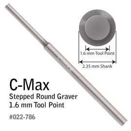 C-Max félkész termék, kör alakú, Ø 1,6 mm, csúcs 15 mm