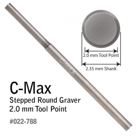 C-Max félkész termék, kör alakú, Ø 2,0 mm, csúcs 15 mm