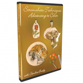 Scrimshaw Techniques: Advancing to Color DVD by Sandra Brady